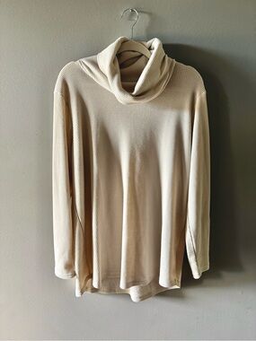 Cream Cowl Neck Women’s Sweater
